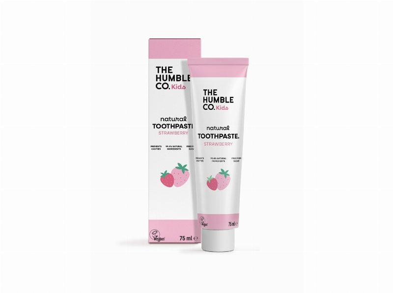 Dentífrico The Humble Co Natural Criança Morango 75 ml
