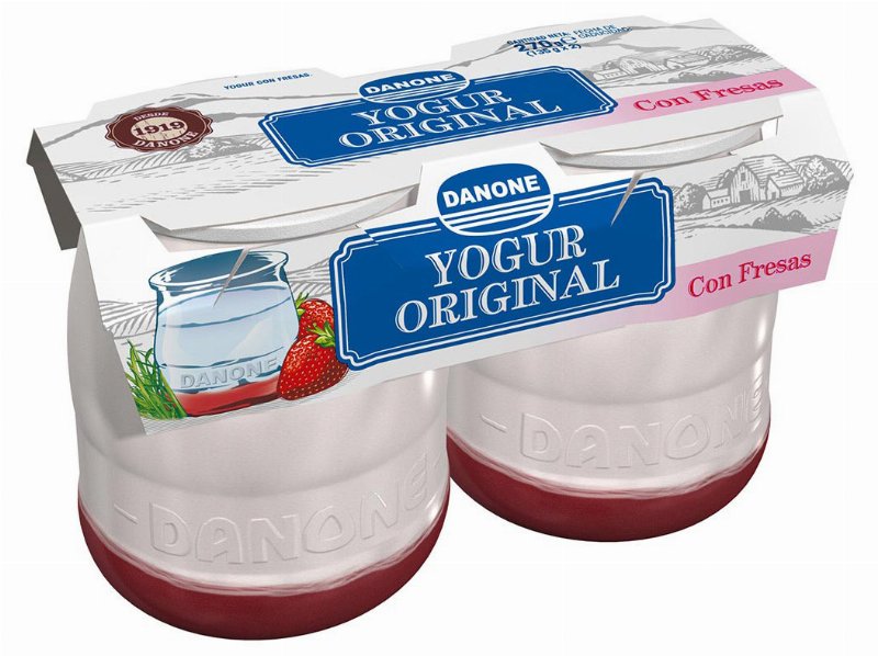 Iogurte Danone Copo Vidro Morango 2X135 g
