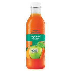 Sumo 100% Maçã, Laranja E Cenoura Continente Equilíbrio 75 cl