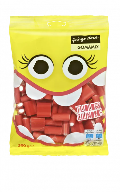Gomas Tijolos E Cilindros Pingo Doce 0.3Kg