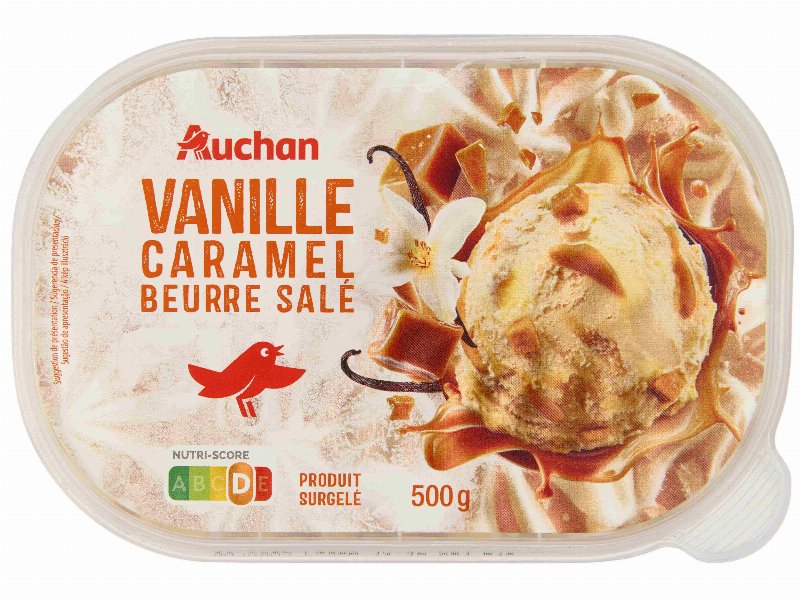 Gelado Auchan Caramelo Salgado 900 ml