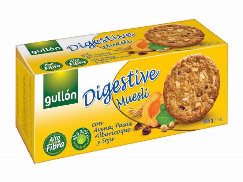 Bolacha Gullon Digestive Muesli 365 g