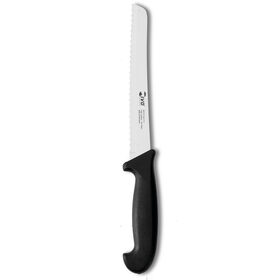 Faca Pão 20Cm Cabo Plástico Preto Essencial Kasa