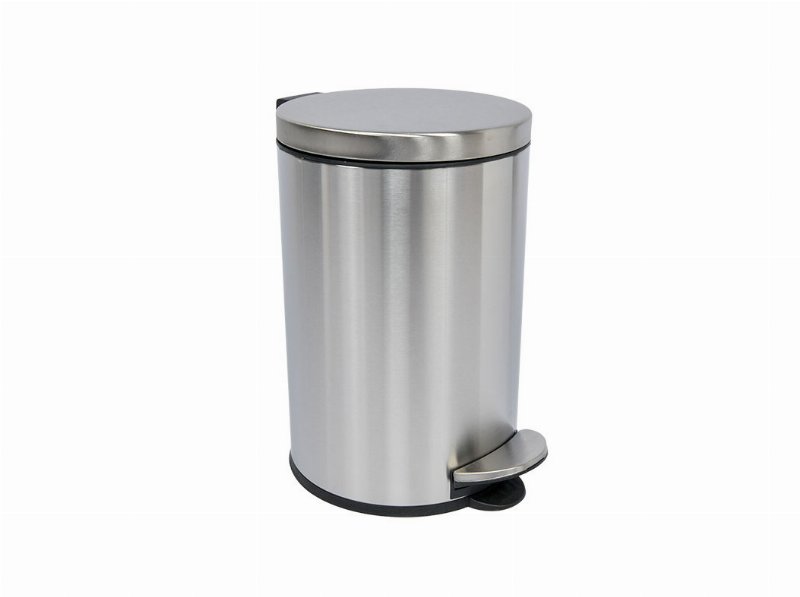 Balde Lixo Com Pedal Actuel Inox 12 l
