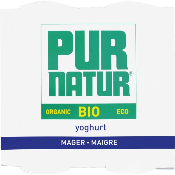 Iogurte Natural Magro Biológico Pack 4 Unidades 500 g