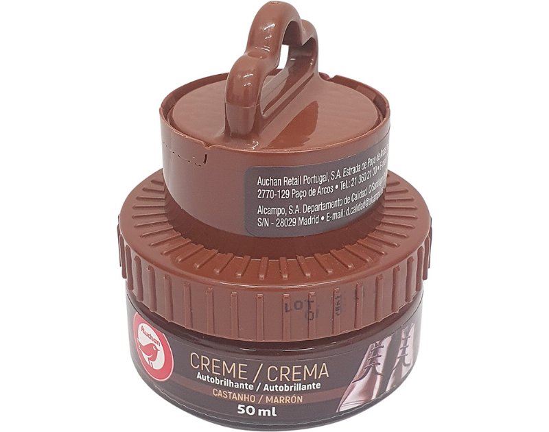 Creme Autobrilhante Auchan Boião Castanho 50 ml