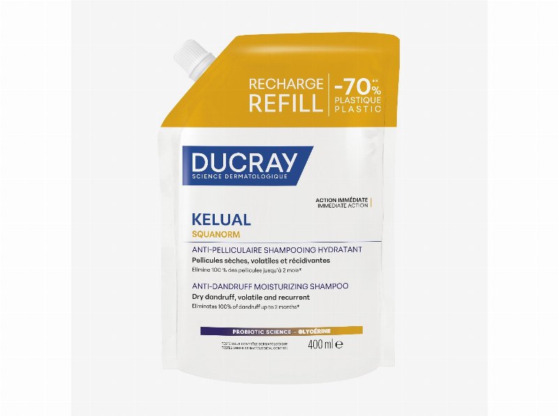 Recarga Champô Ducray Kelual Squanorm Seca 400 ml