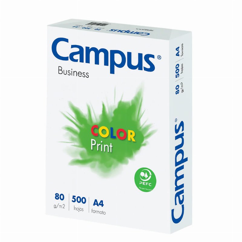 Campus Resma Papel Fotocópia A4 80 gr 500 Folhas