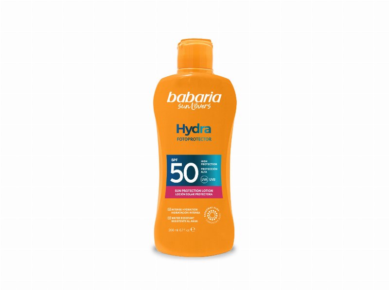 Leite Proteção Solar Babaria Aloe Hydra Spf50 200 ml