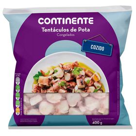Tentáculos De Pota Cozidos Congelados Continente 400 gr