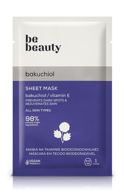 Máscara Facial Tecido Com Bakuchiol Be Beauty 1Un