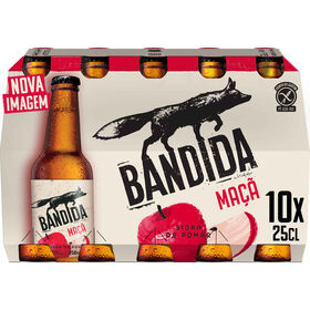 Sidra Com Álcool Maçã Bandida 10 X 25 cl