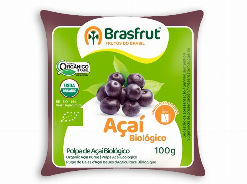 Polpa Açaí Bio Brasfrut 100 g