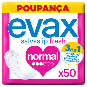 Pensos Diários Salvaslip Normal Evax 50 Un
