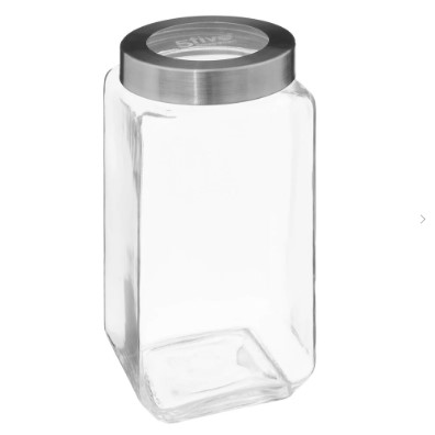 Frasco De Vidro Com Tampa 1 l
