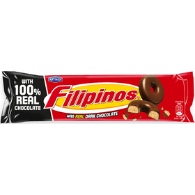 Bolachas Com Cobertura Chocolate Negro Filipinos 118 gr