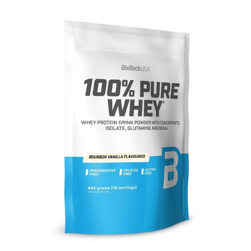 Pure Whey 100% Bourbon Vanilla Biotech Usa 454 g