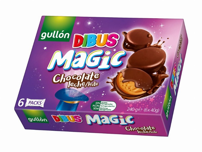 Bolachas Gullon Cobertura Chocolate Magic 6X40 g