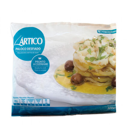 Paloco Do Pacífico Desfiado Congelado Ártico 0.5Kg