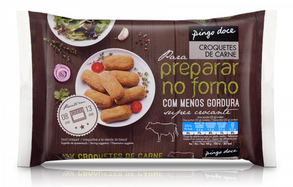 Croquetes De Carne Pré-Frito Congelados Pingo Doce 0.32Kg