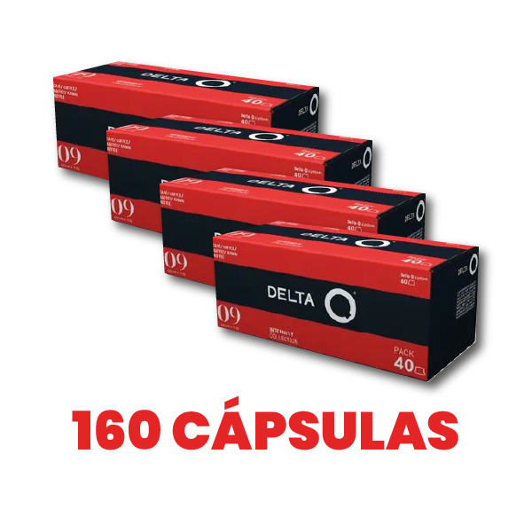 Café Qharacter Int 9 Emb. 160 Cápsulas (4 X 40 Cápsulas) Delta Q