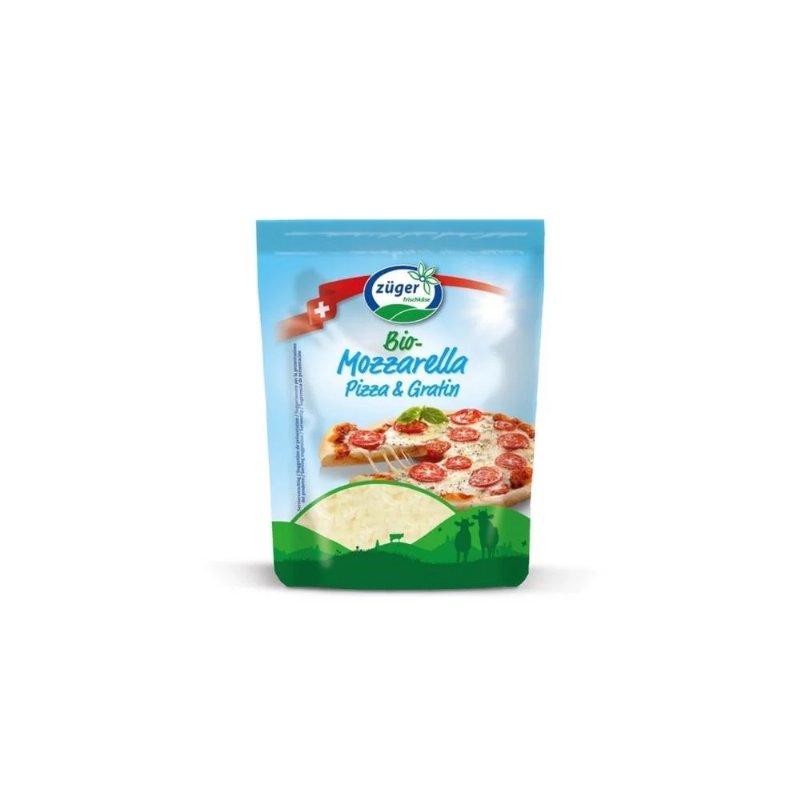 Zuger Queijo Mozzarella Ralado Bio 150 g
