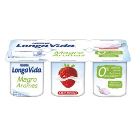 Iogurte Magro Aroma Morango Longa Vida 720 gr (6 Un)