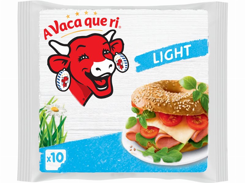 Queijo Fundido A Vaca Que Ri Fatias Light 200 g