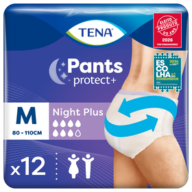 Cuecas Incontinência Noite Pants M Tena 12 Un