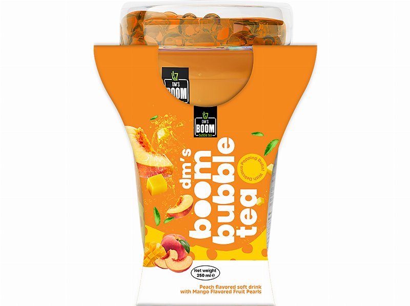 Bubble Tea Boom Pêssego + Manga 0.25 l