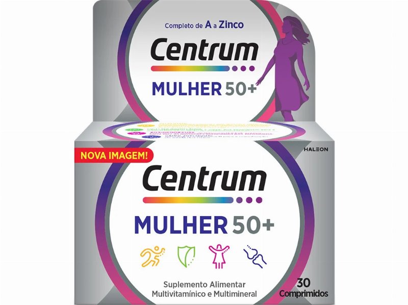 Suplemento Centrum Mulher 50+ 30 Comprimidos
