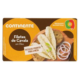 Filete De Cavala Em Óleo Continente 150 gr (Peso Escorrido 85 gr)