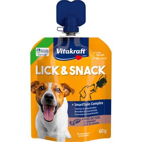 Snack Para Cão Lick&Snack Cremoso Paté De Fígado Vitakraft 60 g