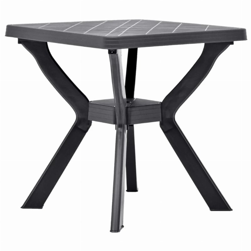Hkh Mesa De Bistrô 70X70X72 Cm Plástico - Antracite