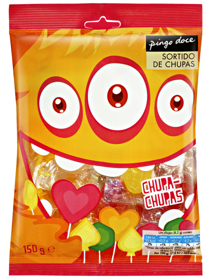Sortido De Chupas Pingo Doce 0.15Kg