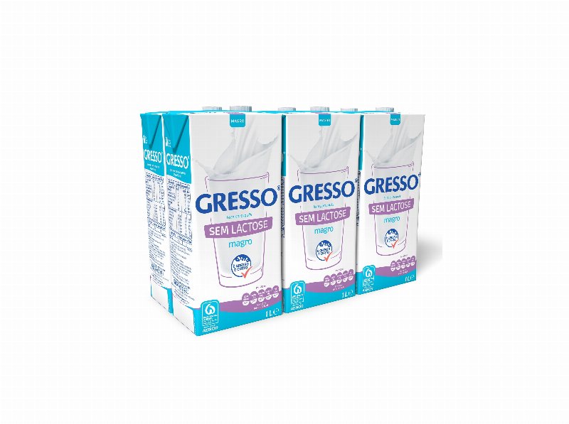 Leite S/Lactose Gresso Magro 6X1 l