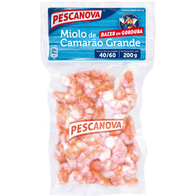 Miolo De Camarão Grande 40/60 Ultracongelado Pescanova 200 gr