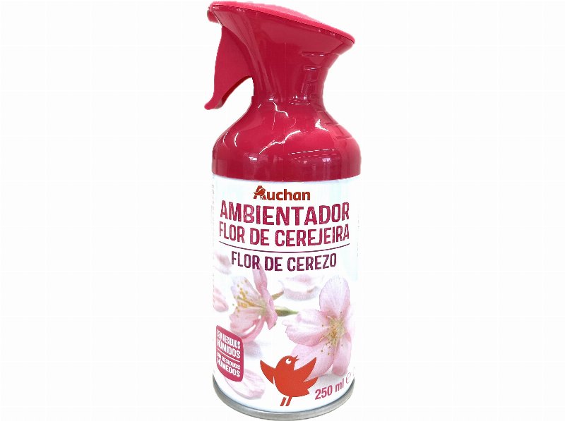 Ambientador Aerossol Auchan Flor De Cerejeira 250 ml