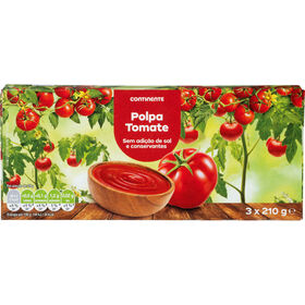 Polpa De Tomate Continente 3 X 210 gr