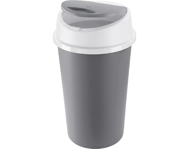 Balde Lixo Redondo Actuel Em Plástico 25 l - 32X55X32Cm