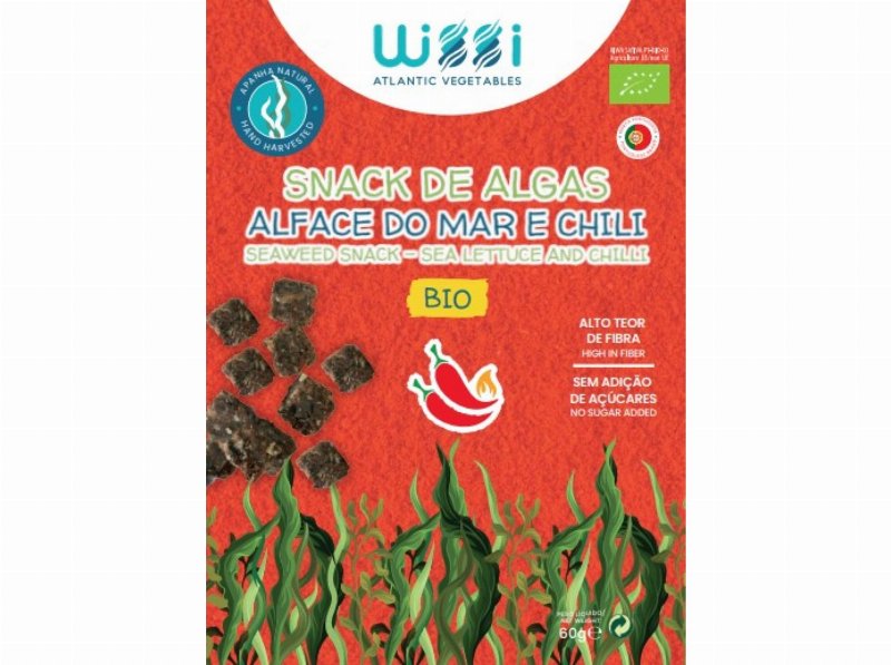 Snack Wissi Alface Do Mar E Chili Bio 60 g