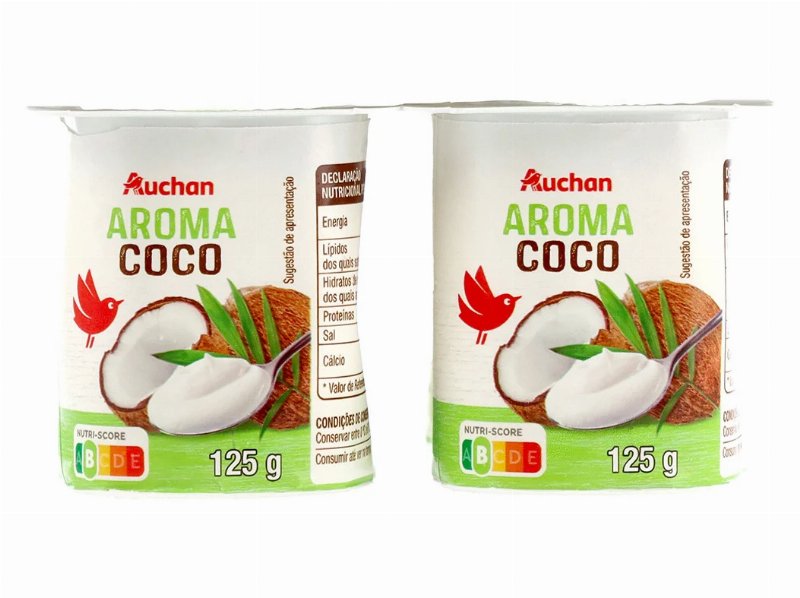 Iogurte Auchan Aroma Côco 4X125 g