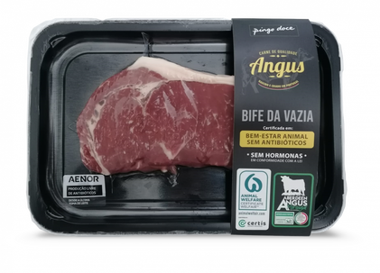 Bife Da Vazia De Novilho Angus Embalado Nosso Talho 0.25Kg