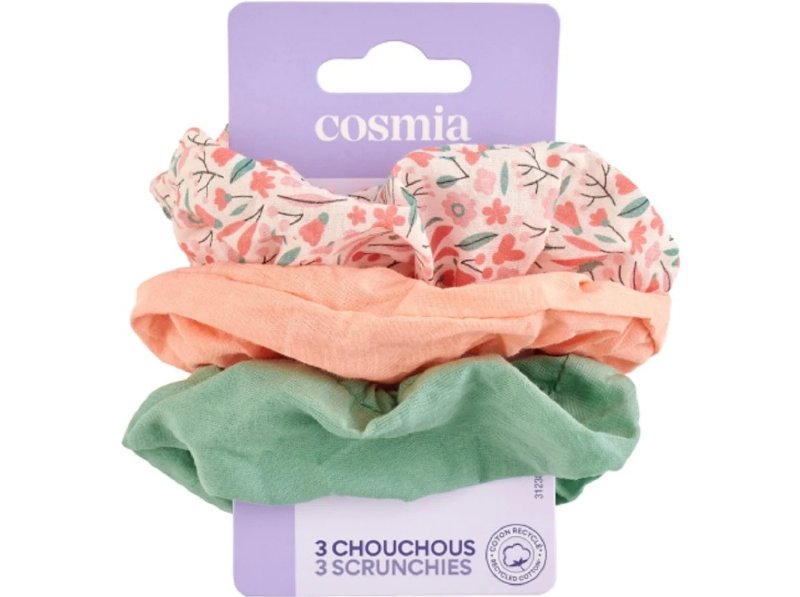 Elásticos Chouchous Cosmia Floral 3 Un
