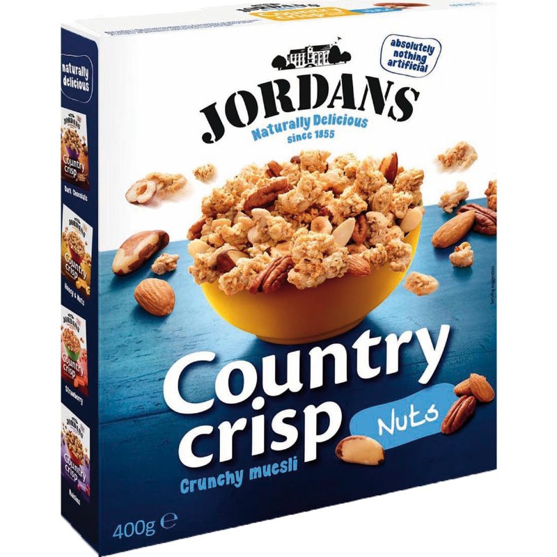Cereais Country Crisp Com Frutos Secos 400 g