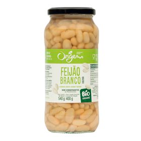Feijão Branco Cozido Sem Glúten Origens Bio 540 gr (Peso Escorrido 400 gr)