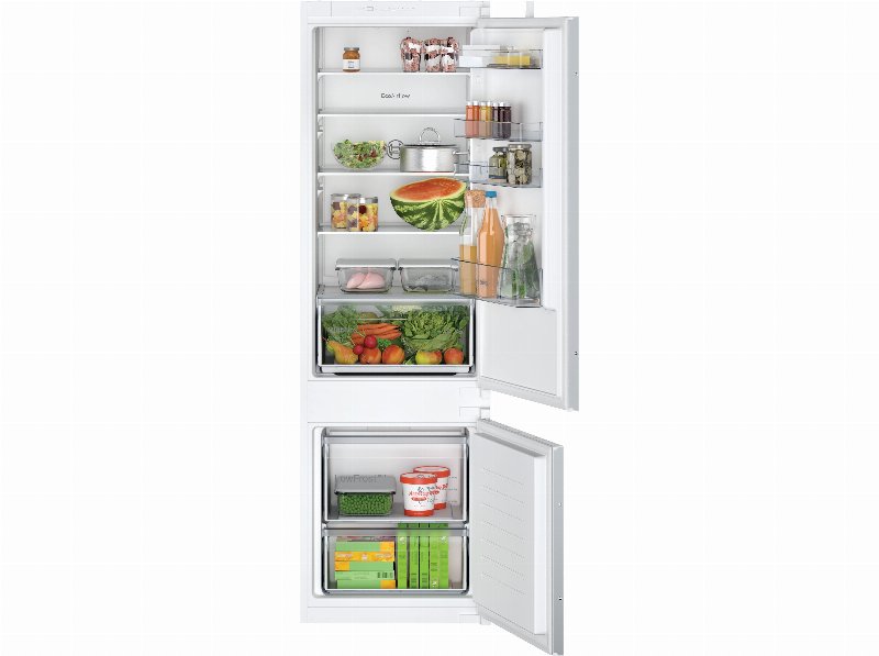 Frigorífico Combinado Encastre Bosch Kiv87Nse0 (Low Frost E 177.2Cm 270 l Branco)