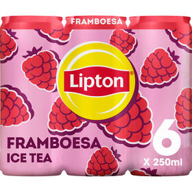 Ice Tea Em Lata Framboesa Lipton 6 X 25 cl