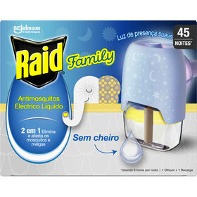 Inseticida Elétrico + Recarga Family Raid