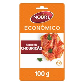 Chourição Sabor Suave Fatiado Nobre 100 gr
